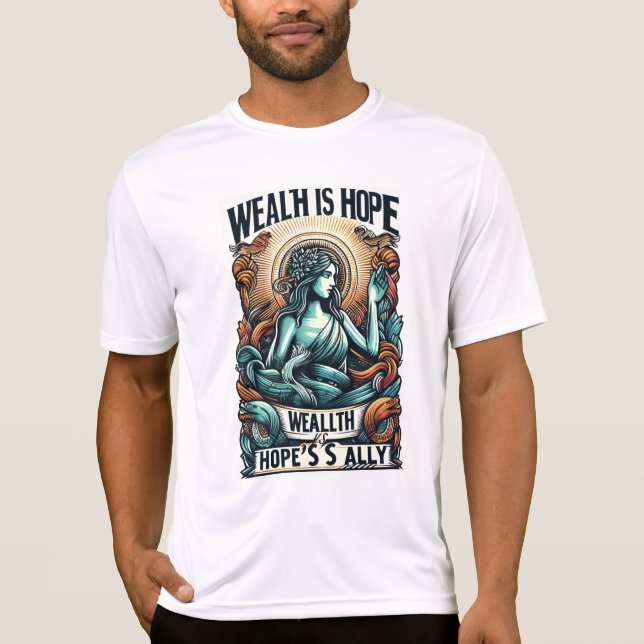 Camiseta Riqueza é Ally da Esperança (Frente)