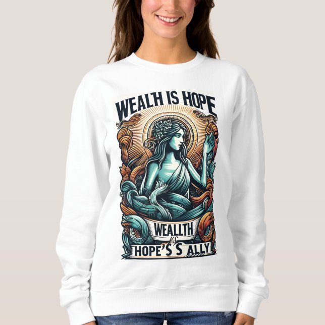 Camiseta Riqueza é Ally da Esperança (Frente)
