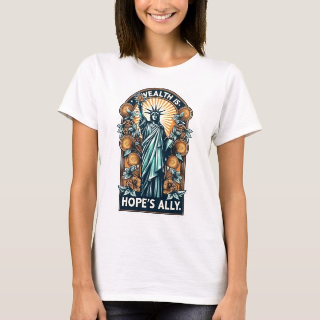 Camiseta Riqueza é Ally da Esperança (Frente)