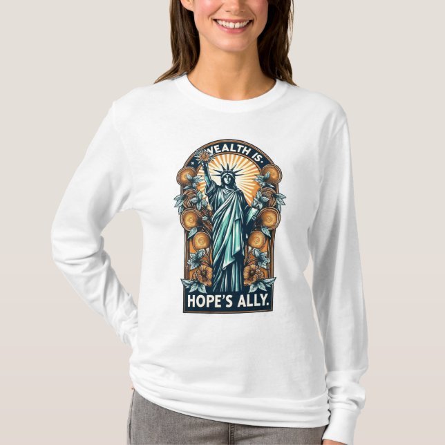 Camiseta Riqueza é Ally da Esperança (Frente)