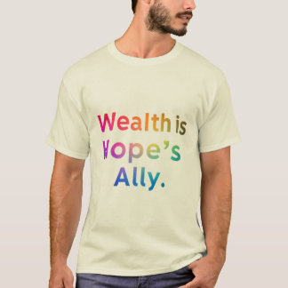 Camiseta Riqueza é Ally da Esperança - Design Inspiracional