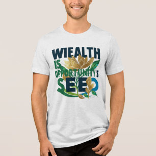 Camiseta Riqueza é Semente da Oportunidade