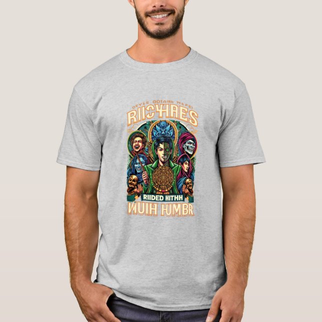 Camiseta Riquezas Cheias de Humor (Frente)