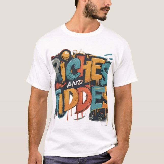 Camiseta Riquezas e enigmas (Frente)