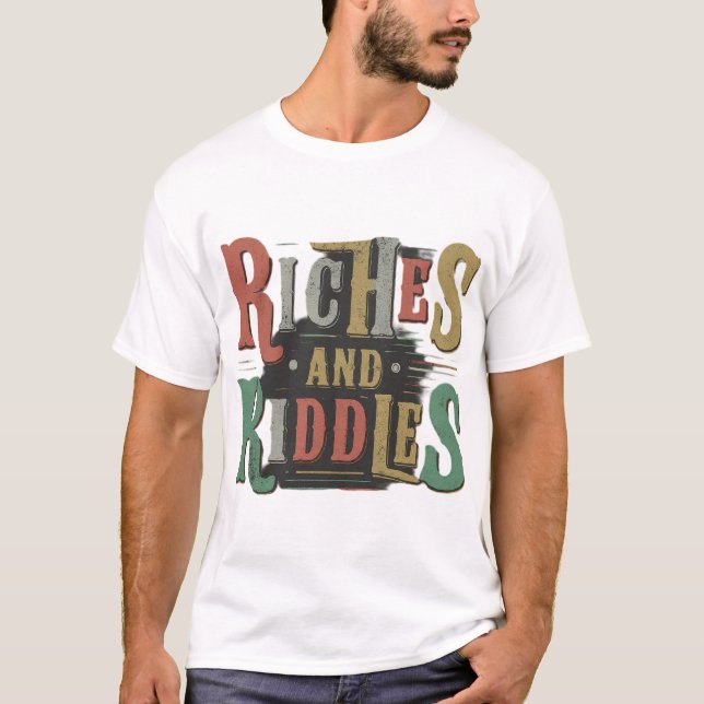 Camiseta Riquezas e enigmas (Frente)