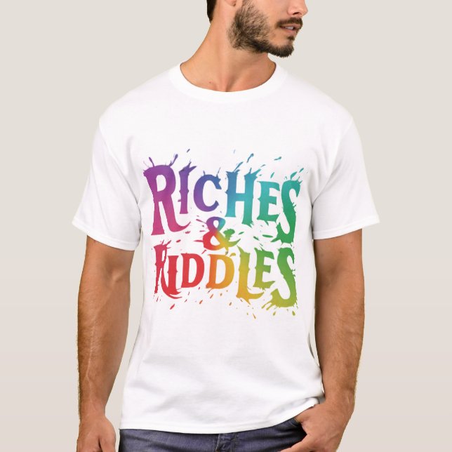 Camiseta Riquezas e enigmas (Frente)
