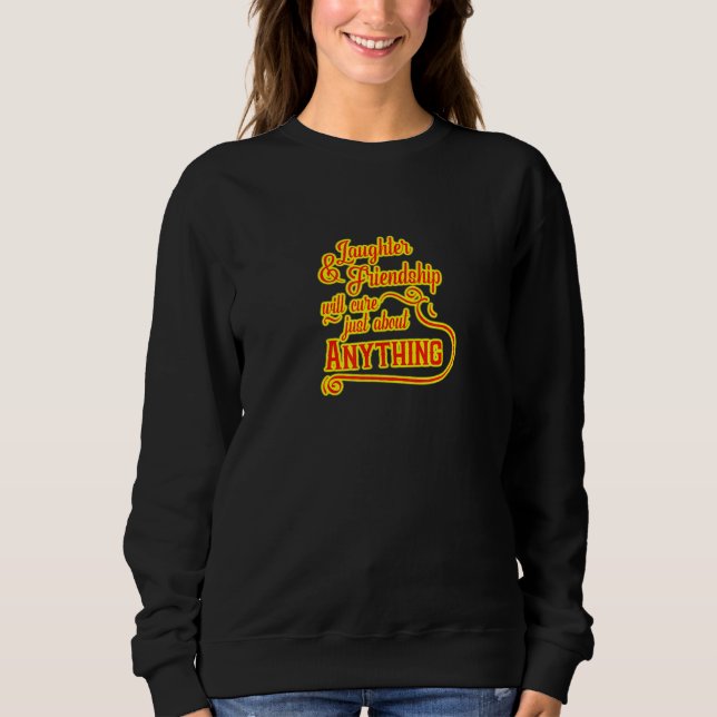 Camiseta Rir e Amizade Cura Blues É um Gre (Frente)
