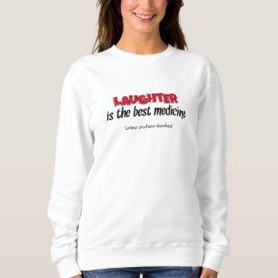 Camiseta Rir É O Melhor Medicamento Citação Engraçada