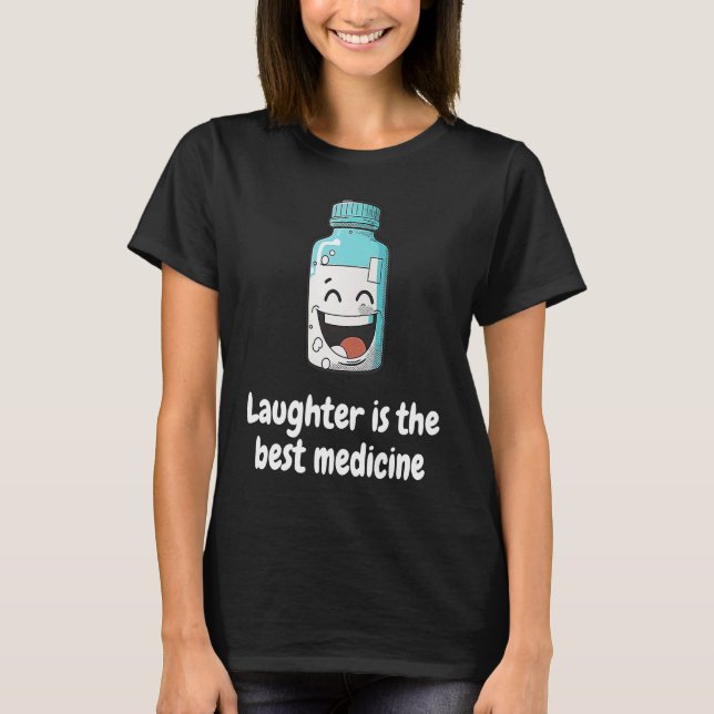 Camiseta Rir é o melhor remédio para rir. (Frente)