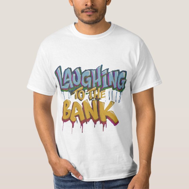 Camiseta Rir para o Banco (Frente)