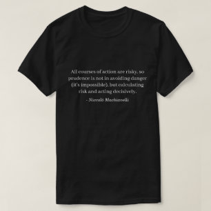 Camiseta Risco Niccolo Machiavelli Cotação