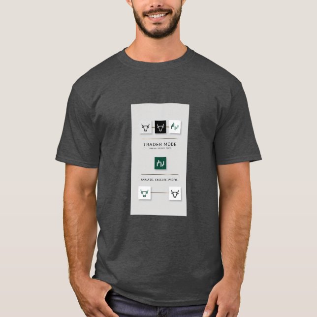 Camiseta Risco. Recompensa. Repita. - Pro Trader Tee (Frente)