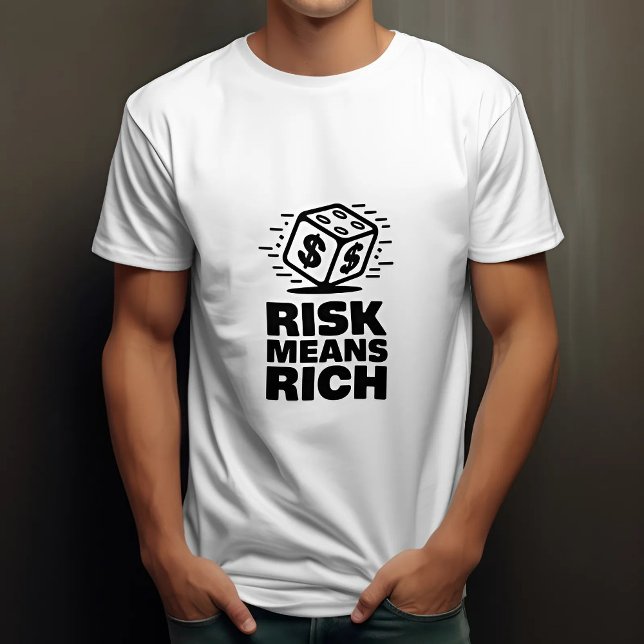 Camiseta Risco Significa Rich Motivational (Front)