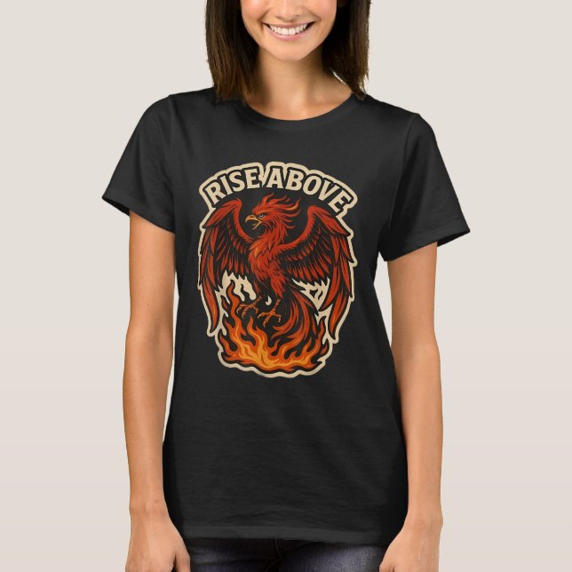 Camiseta Rise Above Pcute Ss Cute Ssnix Rising From Ashes F (Frente)
