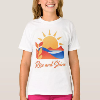 Camiseta Rise and Shine: O despertar da natureza