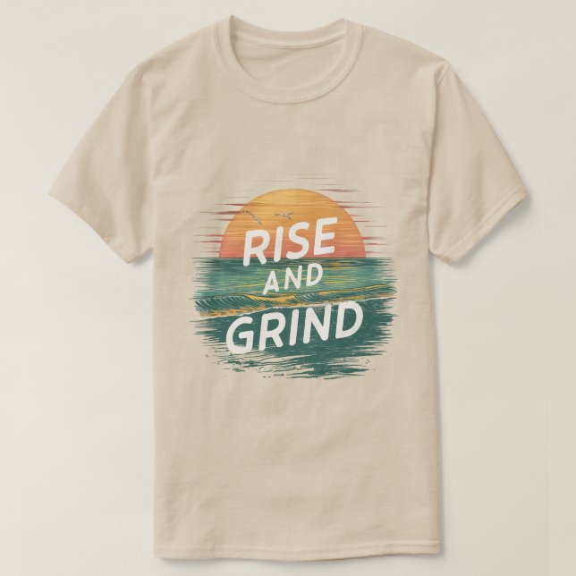 Camiseta Rise e Grind (Frente do Design)