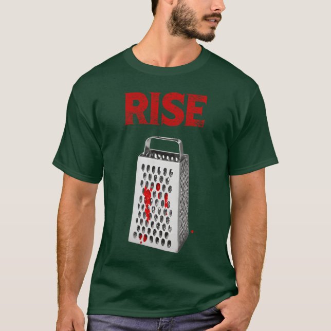 Camiseta Rise Evil Dead Rise 2023 Movie White Cheese Grater (Frente)