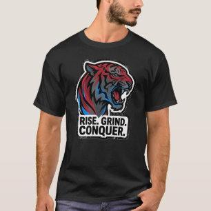 Camiseta Rise Grind Conquer Tiger – Domine O Camin