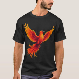 Camiseta Rise of the Phoenix – Rebirth and Power Design