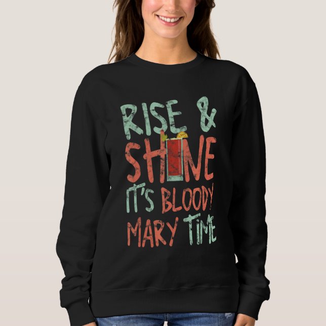 Camiseta Rise & Shine É Bloody Mary Time Cocktail Barten (Frente)