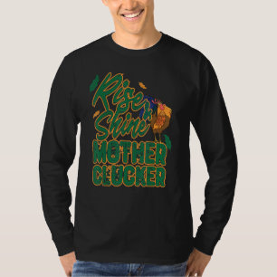 Camiseta Rise & Shine Madre Chicken Engraçado Galinha Amor 