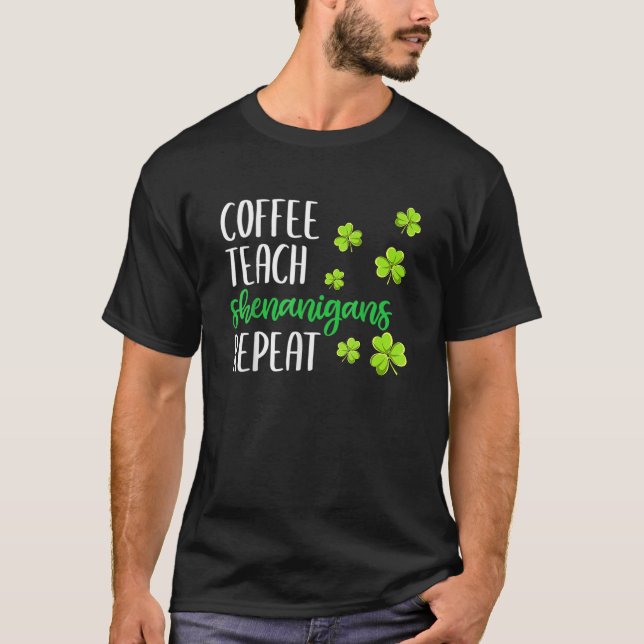 Camiseta Rish Shenanigans - Teac do Dia de São Patrício do  (Frente)