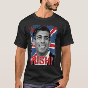 Camiseta Rishi Sunak Primeiro-Ministro britânico conservado