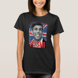 Camiseta Rishi Sunak Primeiro-Ministro britânico conservado