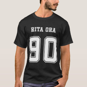 Camiseta Rita Ora, 90 Jersey (Branco)
