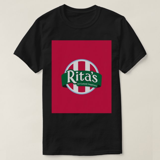Camiseta Rita&x27;s Café de Gelo Italiano Apron (Frente do Design)