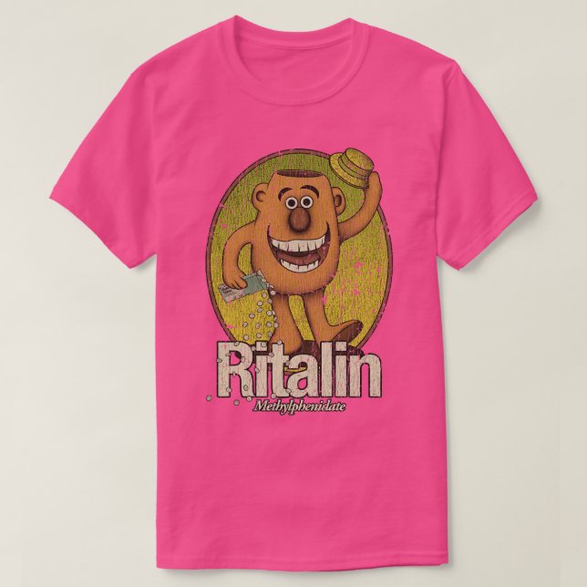 Camiseta Ritalin Man 1975 (Frente do Design)