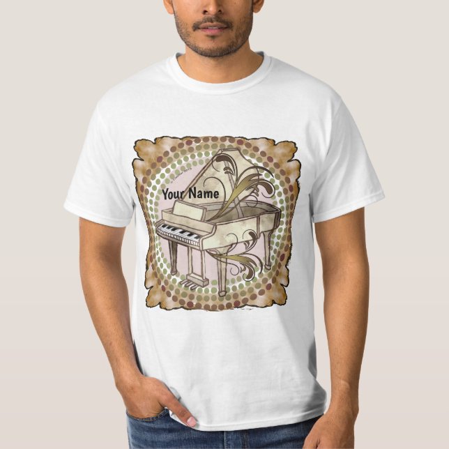 Camiseta Ritmo de Piano (Frente)