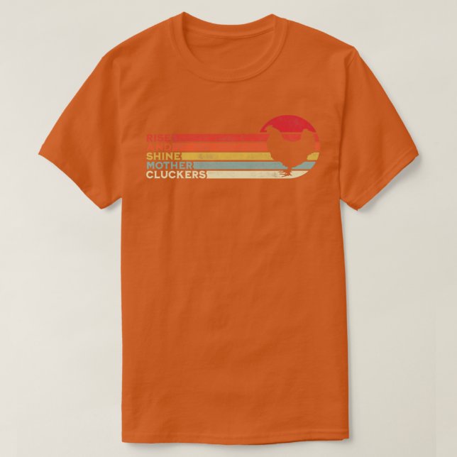 Camiseta Ritmo E Espinhos-Mãe Brilhantes Galinhas (Frente do Design)