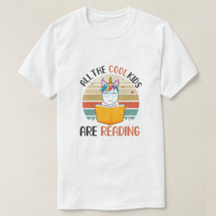 Camiseta Ritmo Vintage Todos Os Garotos Legal Estão Lendo