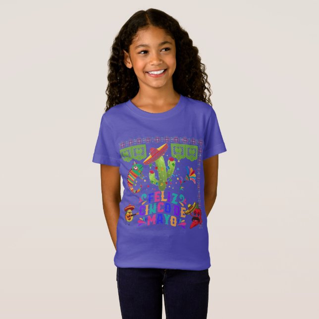 Camiseta Ritmos do México roxo (Frente Completa)