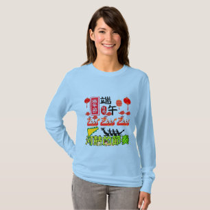 Camiseta Ritmos do Tambor do Rio azul celeste