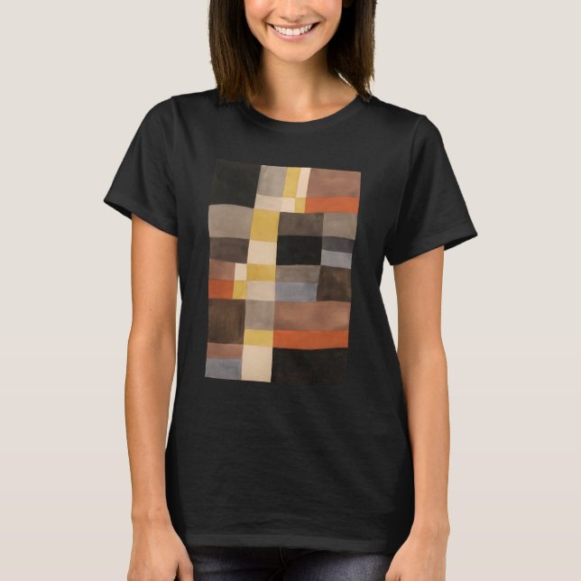 Camiseta Ritmos Vertical-Horizontais | Sophie Taeuber-Arp | (Frente)