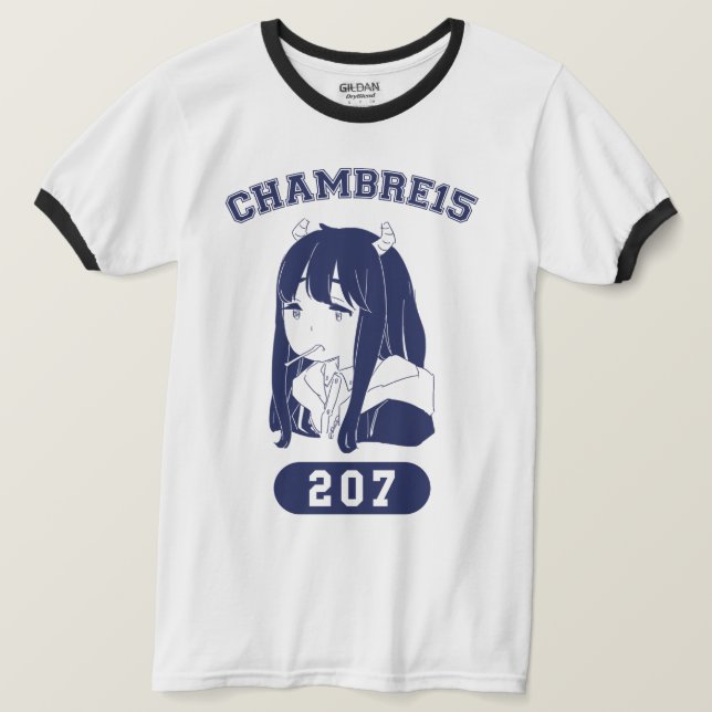 Camiseta Rito college design ringer (Frente do Design)