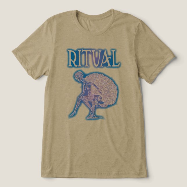 Camiseta Ritual desbotado (Design frontal)