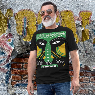 Camiseta Ritual Tribal Verde