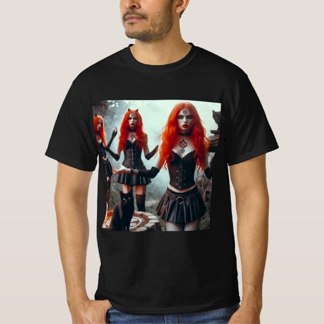 Camiseta Rituales Oscuros: Misterio y Magia Femenina (Frente)