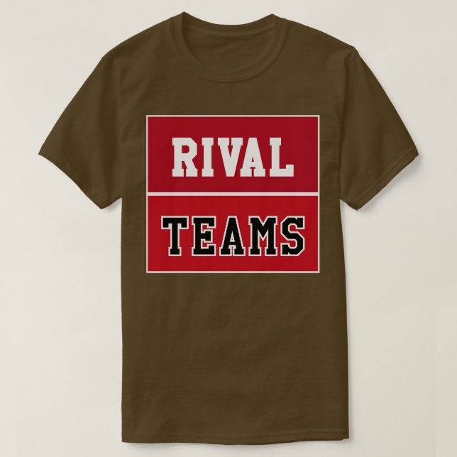 Camiseta Rival Teams Alabama vs Georgia TShirt (Frente do Design)