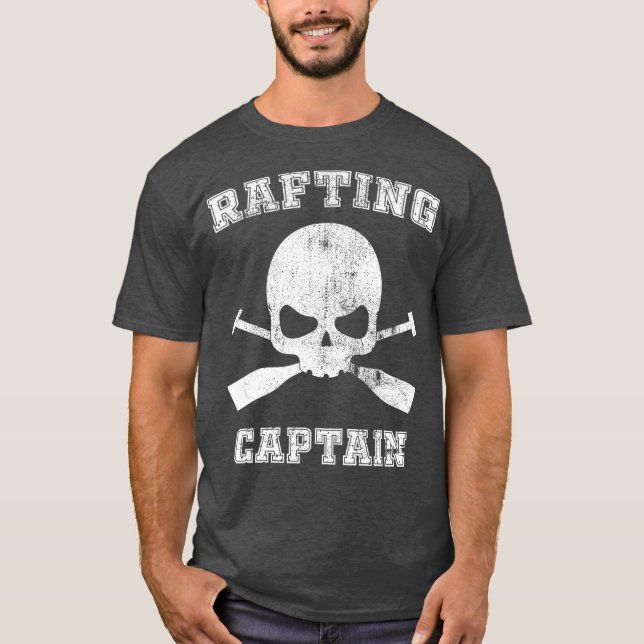 Camiseta River Rafting Paddle Team Captain Whitewater (Frente)