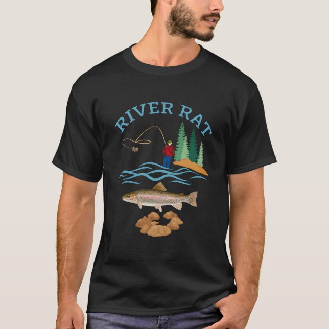 Camiseta River Rat Fishing (Frente)