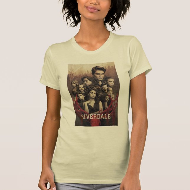Camiseta Riverdale Deer Skull Poster (Frente)