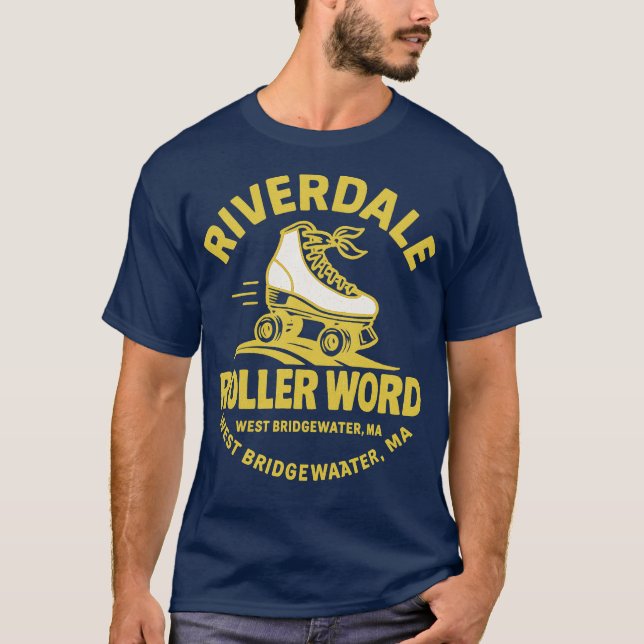 Camiseta Riverdale Roller World Retro 1980s Roller Skating (Frente)