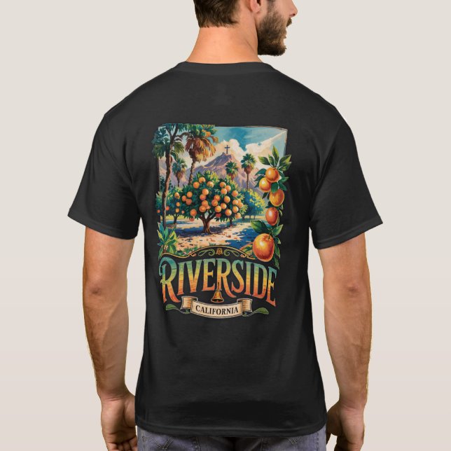 Camiseta Riverside California (Verso)