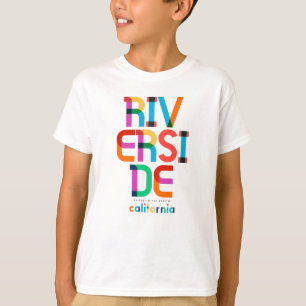 Camiseta Riverside California Meio século, Pop Art,