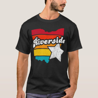 Camiseta Riverside Ohio Vintage angustiou Souvenir 2