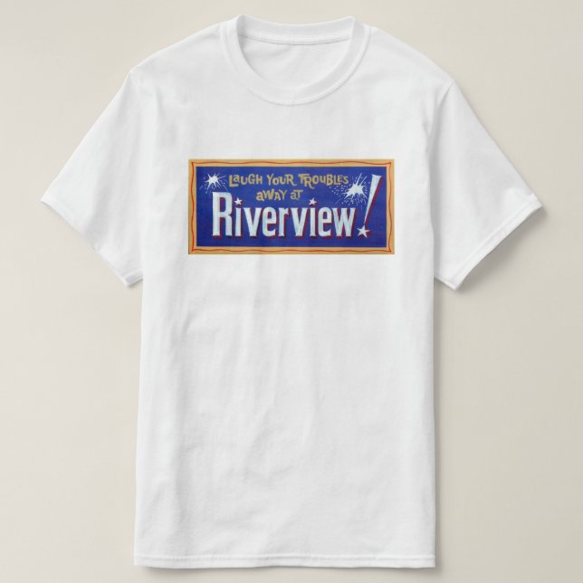 Camiseta Riverview Amusement Park, Chicago, Illinois (Frente do Design)